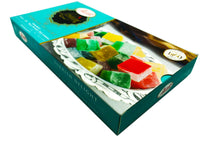 Akkent Turkish Delight Mixed Flavor Lokum Candy – 14.1oz Authentic Treat