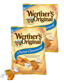 Werthers Original Chewy Caramels 2.4 Oz (Pack of 2)