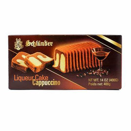 Schlunder Cappuccino Liqueur Cake 14oz Box, Limited Holidays Item